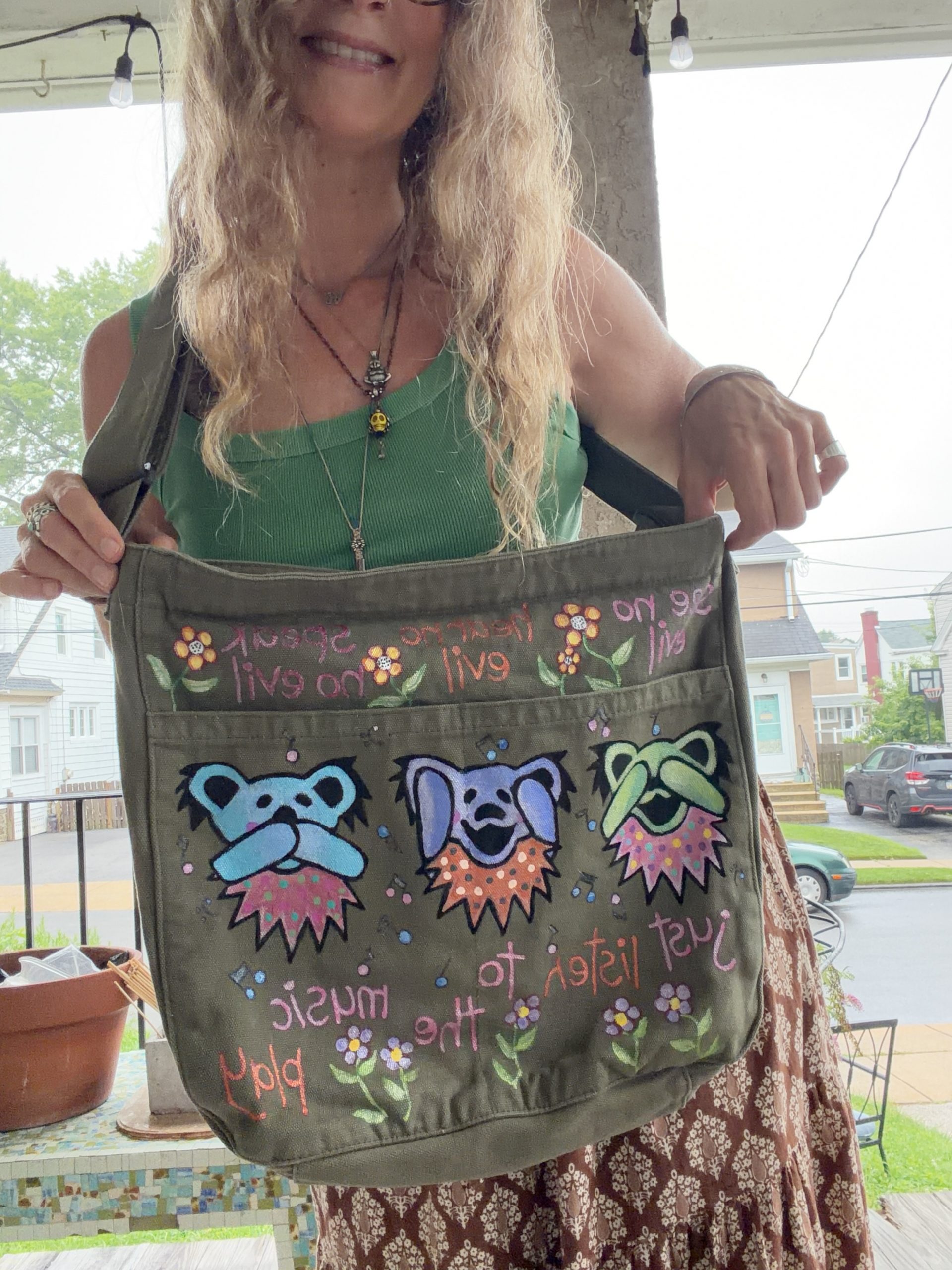 Hand-Painted Bags